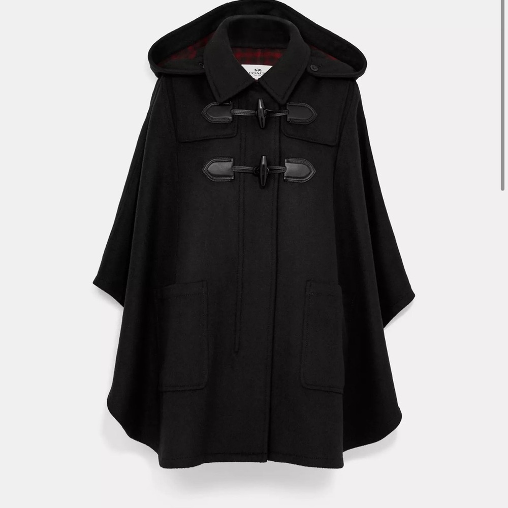Coach Duffel Cape Coat
